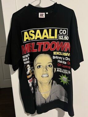 Deadstock Asaali Britney Black Short-Sleeve Men’s T-Shirt